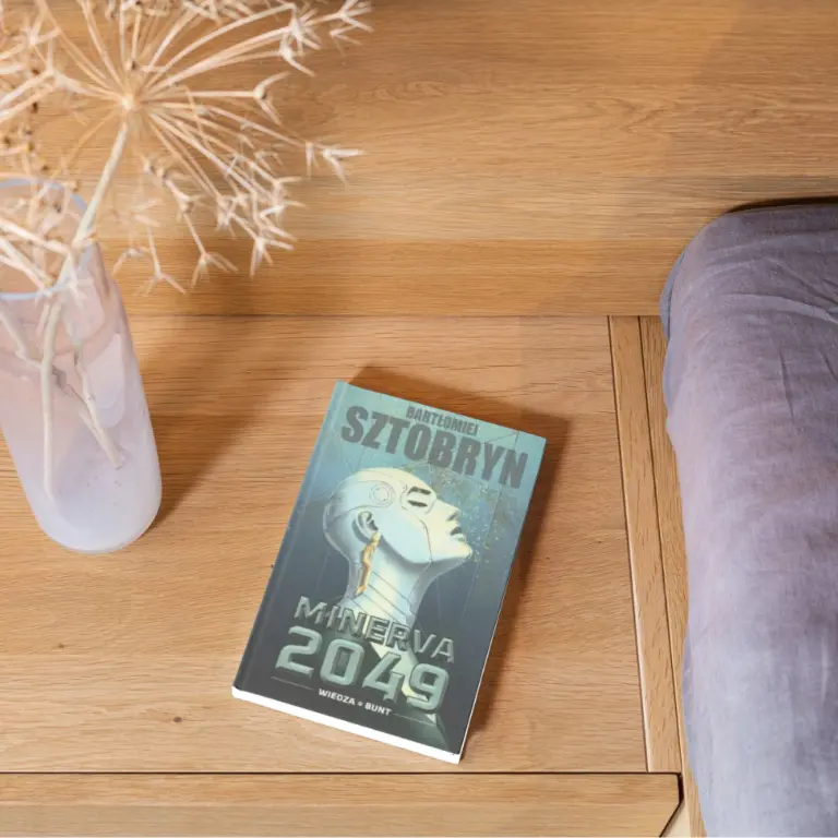 Okładka książki Minerva 2049 – zdjęcie egzemplarza